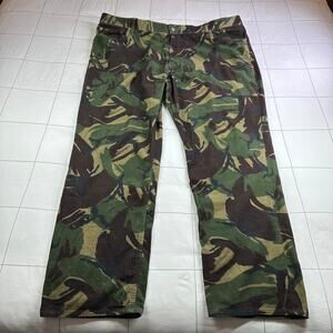 Polo Ralph Lauren Jeans Mens 46BX32 Green Varick Corduroy Camo Slim Straight
